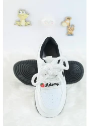 Moda Lime حذاء رياضي للأطفال للجنسين بتصميم خاص من Kuromi برباط وشريط فيلكرو