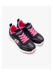 Skechers Journey Time Dynamic Tread - Big Girl's Black Sneakers 303387 L Bkhp