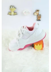 Moda Lime حذاء رياضي للأطفال للجنسين بتصميم خاص من Kuromi برباط وشريط فيلكرو