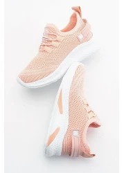 Ccway حذاء رياضي تريكو للأطفال 26-30 بودرة