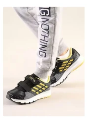 AYN-Shoes أحذية رياضية للأطفال باللون الأصفر الجليدي ونعل تشريحي يومي