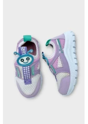 Liger Children's Airfile Light Sole Nursery Home School Baby Sneakers White - Lila