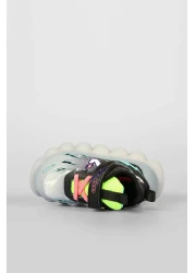 Vicco Flash light baby boy black sports shoes