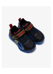 Skechers İllumi - Brights Little Boy's Black Lighted Sports Shoes 401523 N Bkrb