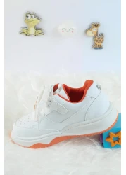 Moda Lime Unisex Children's Sports Shoes Kuromi Special Design Lace-Up and Velcro Sneakers