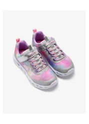 Skechers Twisty Brights 2.0 - Gray Lighted Big Girl's Sneakers302339L Smlt