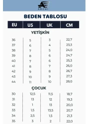 QBALVİN Daily Orthopedic Children's Sports Shoes Velcro Anatomical Flexible Sole Ergonomic Comfortable Sneakers