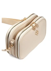 Adelina Bags Clover Detailed Women's Shoulder Bag - Cross Strap