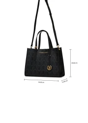 U.S. Polo Assn. Women's Black Shoulder Bag Us25163