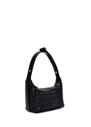 Derimod Women's Black Accessory Knitted Mini Shoulder Bag 25Sbd292329