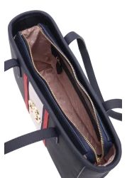 U.S. Polo Assn. Women's Shoulder Bag Navy-White-Red Us8029 - Online Exclusive