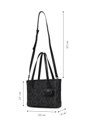 U.S. Polo Assn. حقيبة كتف نسائية سوداء Us25504