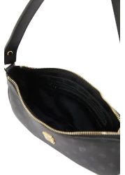 Pierre Cardin Black Monogram Women's Shoulder Bag 05PO22K1705