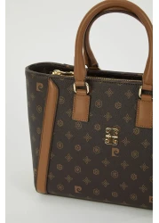 Pierre Cardin Brown Monogram Women's Shoulder Bag 05PO23Y1718