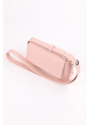 NOTHING Mini Baguette - Cross Adjustable Belt, Strap Hand and Shoulder Bag, Powder