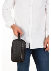 Adelina Bags Patterned Portfolio Travel Handbag and Mechanical Wallet Set