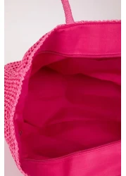 Defacto Women's Straw Shoulder Bag - B9076axns