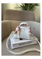 Moda Sekiz Women's Mini Crossbody Hand and Shoulder Bag with Shawl Accessory