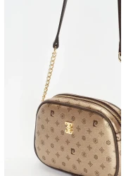 Pierre Cardin Gold Monogram Women's Shoulder Bag 05PO22Y1543