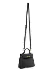 Derimod Women's Black Long Strap Mini Crossbody Bag 25Sbd2929Ft