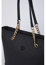 Pierre Cardin New Black Print Women's Shoulder Bag 05Po22Y1546