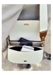 Night Fiona Model Linen Tan - Women's Hand and Shoulder Bag