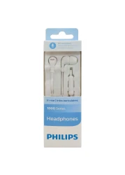 Philips Wired In-Ear Earphone TAE1105WT/00, White