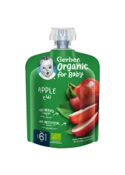 Gerber Organic Puree with Apple, 90g