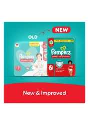 Pampers Rash Protection Pants Size 7 17kg+ Jumbo Pack 40 Pants