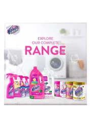 فانيش مزيل البقع للأقمشة باللون الوردي، سعة 1.8 لتر