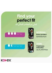 Kotex Natural Panty Liners 100% Cotton Normal Size 30 Daily Panty Liners