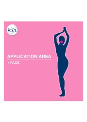 Veet Easy Gel Body And Legs Wax Strips Pack of 20 With Face Wax Strips White Pack of 20