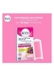 Veet Normal Skin Hair Removal Cold Wax Strips Pack of 40