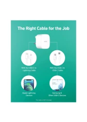 أوكي شاحن الحائط - أبيض بقوة 20 وات