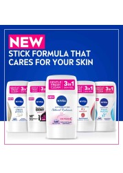 NIVEA Antiperspirant for Women Natural Radiance Stick 50ml Pack of 2