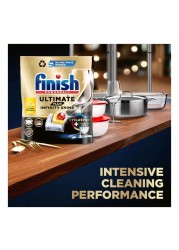 Finish Ultimate Plus All-in-1 Powerball Dishwasher Tablets Lemon 45 Tablets Pack of 2