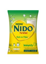 Nestle Nido Fortified Milk Powder Rich In Fiber Pouch 750g
