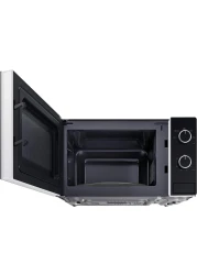Samsung Solo Microwave Oven with Full Glass Door 20L White Dual Dial MS20A3010AH/SG