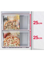 هيتاشي ثلاجة بفريزر سفلي سعة صافية 320 لتر RBG410PUK6GBK - أسود زجاجي