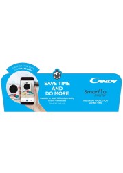 Candy SmartPro Inverter Washer CSO276TWMB-19 White 7kg
