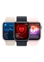 Apple Watch Series 9 GPS 41mm Starlight Aluminium Starlight Sport Band Medium/Large