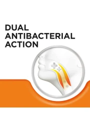 Strepsils Orange with Vitamin C Dual Anti-Bacterial Action Fast Effective Relief from Sore Throats 36 Lozenges