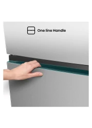 Hisense Double Door Top Mount Refrigerator RT264N4DGN Silver 264L