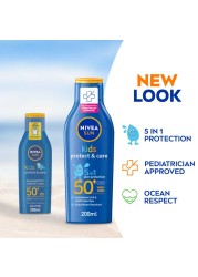 نيڤيا صان لوشن الشمس المرطب للأطفال صن كيدز مويستشرايزنغ SPF 50+ 200 مل
