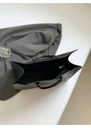 Fashion Snake Print Four Seasons Versatile Travel Shopping Bag Oversized Tote Tote Bag School Bag Back To School Backpack Large Capacity Business Casual Portable Lightweight Suitable For Teen Girls Wo