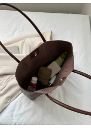 حقيبة توت كلاسيكية نسائية 2025 حقيبة سفر جديدة متعددة الاستخدامات ذات سعة كبيرة حقيبة كتف