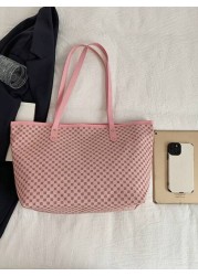 Tote Bag Female Large Capacity College Student Class Commuter Bag Shoulder Woman Bag Handbag Bag