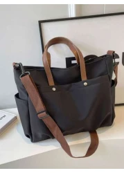 Minimalist Fashionable One Shoulder Crossbody Bag Large Capacity Commuting Versatile Women Tote Bag With Multiple Pockets Lightweight Foldable For Outdoor Travel Office University