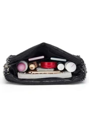 حقيبة سلسلة، حقيبة تحمل لحمل أدوات العمل للنساء، حقيبة يد موضة ذات مقبض علوي، حقيبة كتف للنساء، مناسبة للاستخ