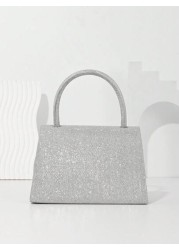 Mini Women s Glitter Rhinestone Big Bow Decor Evening Bag Prom Bags Sparkle Mini Square Handbags Bride Perfect For Party Wedding Prom Dinner Banquet Mother s Gift Perfectly Matching With New Years Out